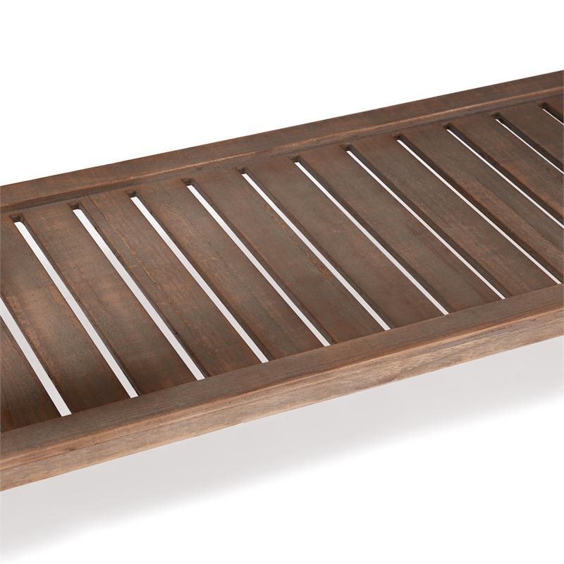 Pemberly Row Modern / Contemporary Wood Console Table in Brown
