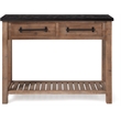 Pemberly Row Modern / Contemporary Wood Console Table in Brown