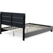 Pemberly Row Modern / Contemporary Upholstered Bed Queen Gray