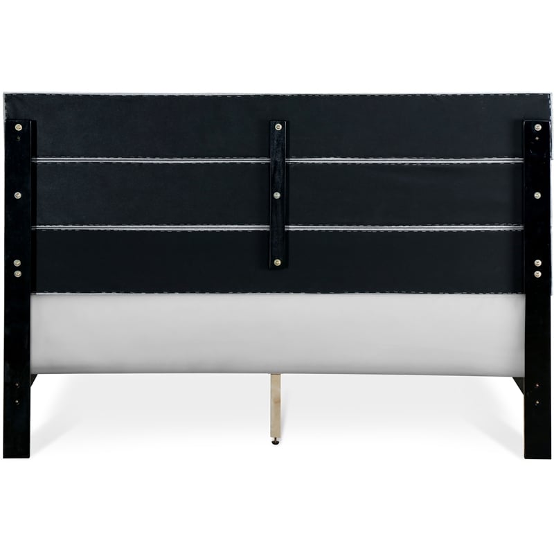 Pemberly Row Modern / Contemporary Upholstered Bed Queen Gray