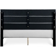 Pemberly Row Modern / Contemporary Upholstered Bed Queen Gray