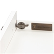 Pemberly Row Contemporary Elegant White Lift Top Writing Desk