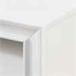 Pemberly Row Contemporary 1 Drawer Nightstand with USB White