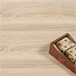 Pemberly Row Contemporary Desk with 5 Drawers in Oak Structure