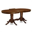 Pemberly Row Oval Traditional Wood Dining Table in Espresso Finish