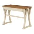 Pemberly Row Rustic Writing Desk with Drawers - Antique White - Engineered Wood