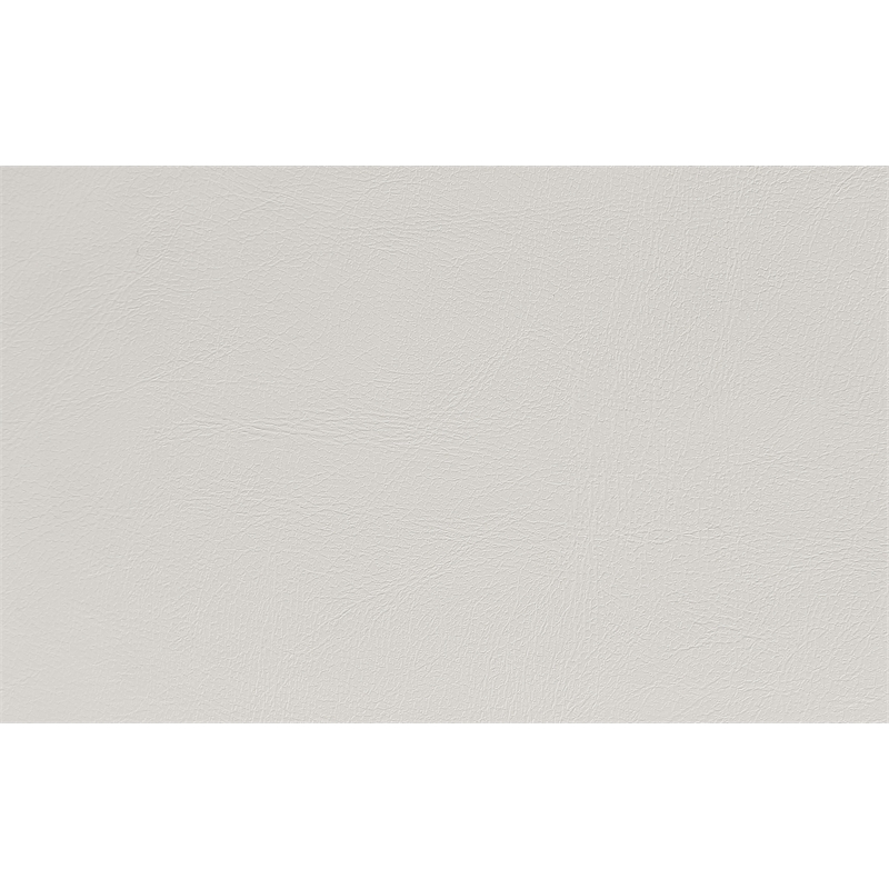 Pemberly Row Chair and Ottoman in Cream Faux Leather with Medium Espresso Legs