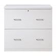 Pemberly Row 2-Drawer Engineered Wood Lateral File with Lockdowel - White Finish