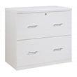 Pemberly Row 2-Drawer Engineered Wood Lateral File with Lockdowel - White Finish