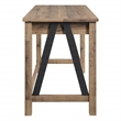 Pemberly Row Writing Desk in Salvage Oak Engineered Wood with Drawer