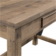 Pemberly Row Writing Desk in Salvage Oak Engineered Wood with Drawer