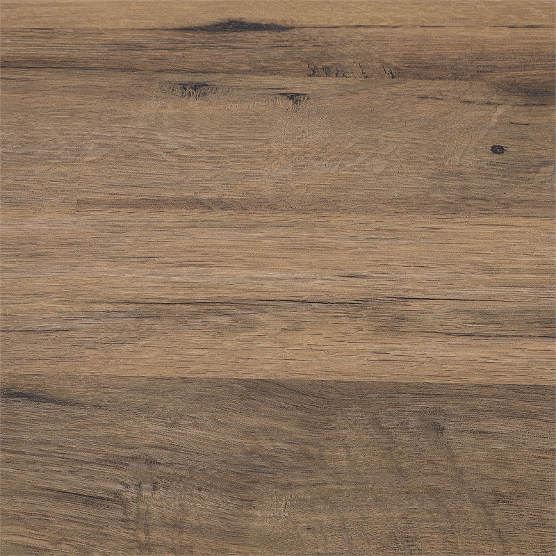 Pemberly Row Writing Desk in Salvage Oak Engineered Wood with Drawer