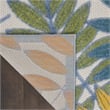 Pemberly Row 8' x 11' Ivory Multicolor Fabric Tropical Area Rug (8' x 11')