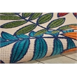 Pemberly Row 5' x 8' Multicolor Fabric Tropical Area Rug (5' x 8')