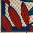 Pemberly Row 8' x 11' Multicolor Fabric Tropical Area Rug (8' x 11')