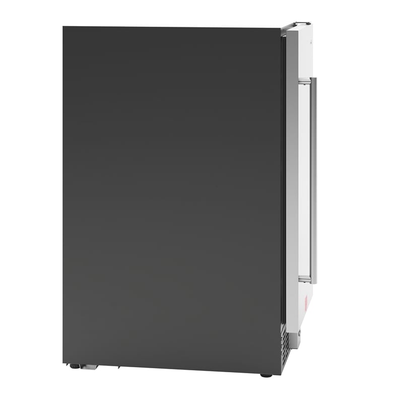 Pemberly Row Stainless Steel 3 cu. ft. Built-In Refrigerator and Beverage Cooler