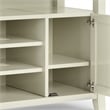 Pemberly Row Solid Wood 54 inch Wide Transitional TV Media Stand - Antique White