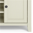 Pemberly Row Solid Wood 54 inch Wide Transitional TV Media Stand - Antique White