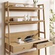 Pemberly Row Modern Particleboard and MDF Office Desk in Oak