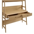 Pemberly Row Modern Particleboard and MDF Office Desk in Oak