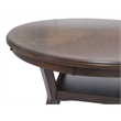 Pemberly Row 5-Piece Transitional Wood Dining Set in Cherry Finish