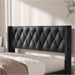 Pemberly Row 4-Drawer Velvet Queen Size Platform Bed in Black