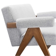 Pemberley Row Upholstered Light Gray Loveseat Rectangular Ergonomic 59