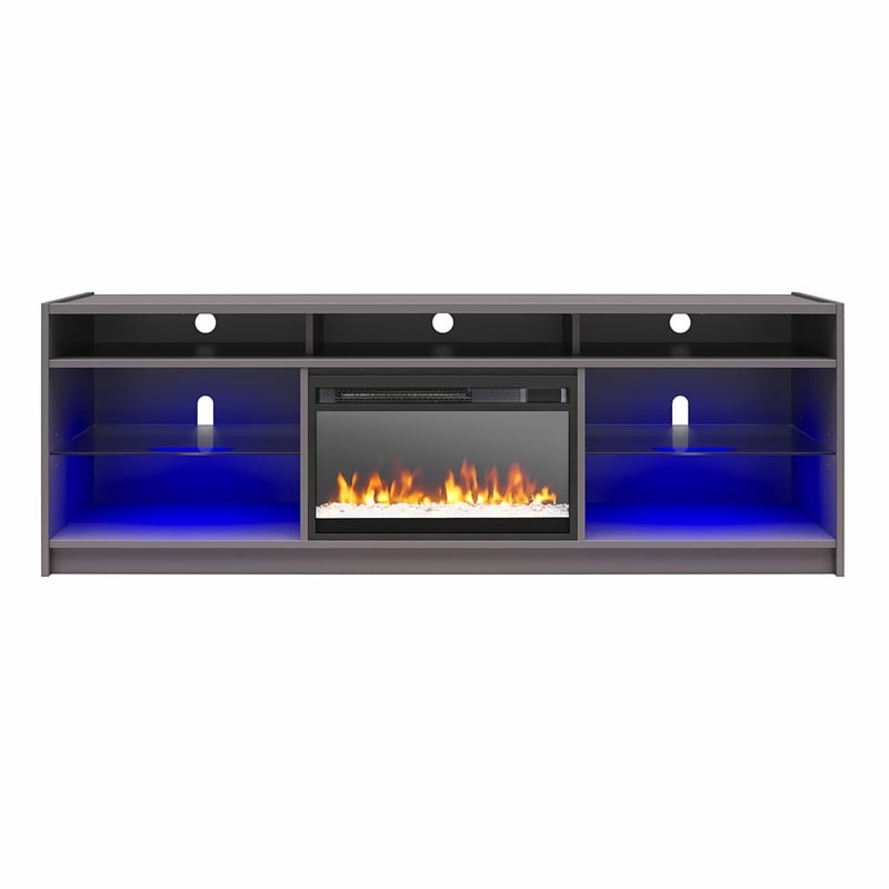 Pemberly Row Fireplace TV Stand - TVs up to 75