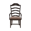 Pemberly Row Upholstered Ladder Back Arm Chair (RTA) - Set of 2