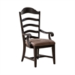 Pemberly Row Upholstered Ladder Back Arm Chair (RTA) - Set of 2