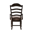 Pemberly Row Upholstered Ladder Back Arm Chair (RTA) - Set of 2