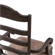 Pemberly Row Upholstered Ladder Back Arm Chair (RTA) - Set of 2