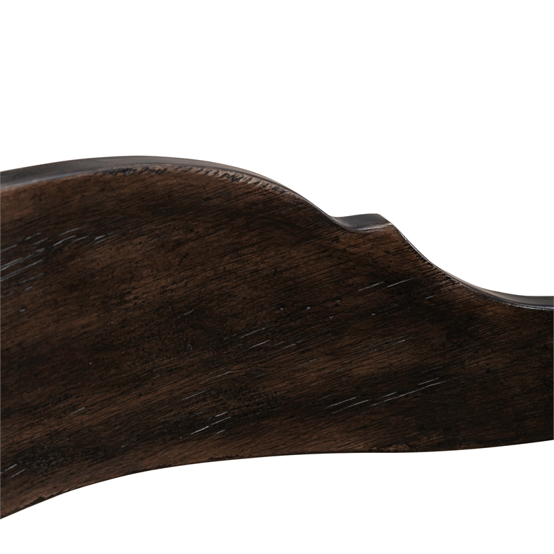 Pemberly Row Upholstered Ladder Back Arm Chair (RTA) - Set of 2