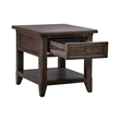 Pemberly Row Modern / Contemporary Wood Rectangular End Table
