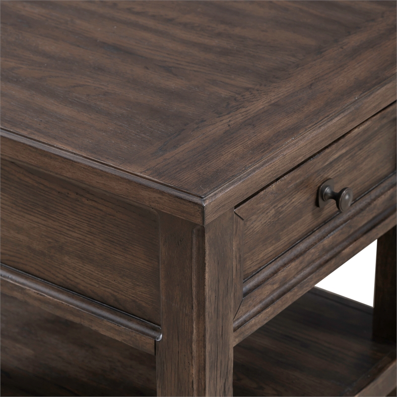 Pemberly Row Modern / Contemporary Wood Rectangular End Table