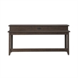 Pemberly Row Modern / Contemporary Console Bar Table in Brown