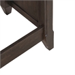 Pemberly Row Modern / Contemporary Console Bar Table in Brown