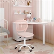 Pemberly Row Modern / Contemporary Teen Fabric Task Chair - Pink