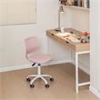 Pemberly Row Modern / Contemporary Teen Fabric Task Chair - Pink