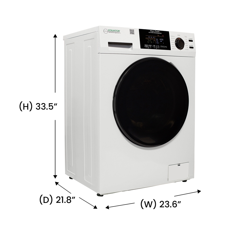 Pemberly Row All-in-One Washer Dryer VENTED-DRY FASTER than Condense 15lb 110V