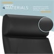 Pemberly Row Classic Big & Tall Executive Office Chair Bonded Leather Black