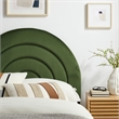 Pemberly Row Modern / Contemporary Twin Headboard in Moss Green