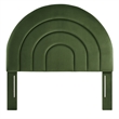 Pemberly Row Modern / Contemporary Twin Headboard in Moss Green