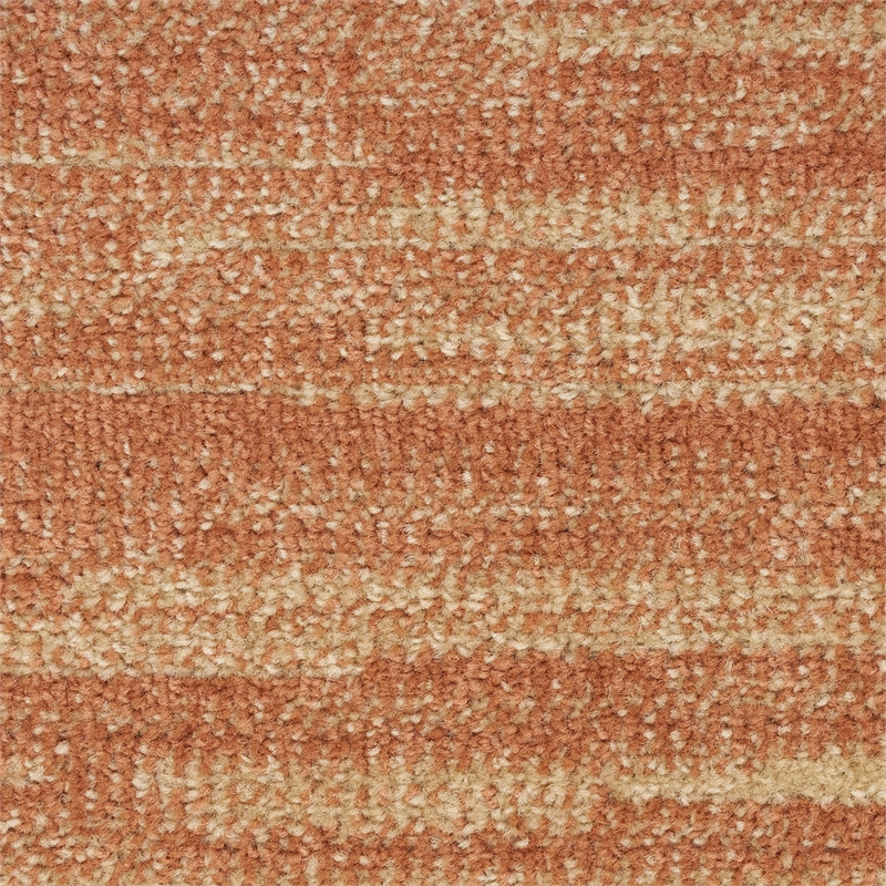 Pemberly Row Modern / Contemporary 10' x 14' Rust Fabric Area Rug