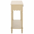Pemberly Row Contemporary Wood 2 Drw Small Console in Natural