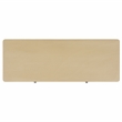Pemberly Row Contemporary Wood 2 Drw Small Console in Natural