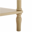Pemberly Row Contemporary Wood 2 Drw Small Console in Natural