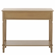 Pemberly Row Modern / Contemporary Wood 2 Drw Small Console in Brown