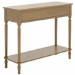 Pemberly Row Modern / Contemporary Wood 2 Drw Small Console in Brown