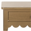 Pemberly Row Modern / Contemporary Wood 2 Drw Small Console in Brown